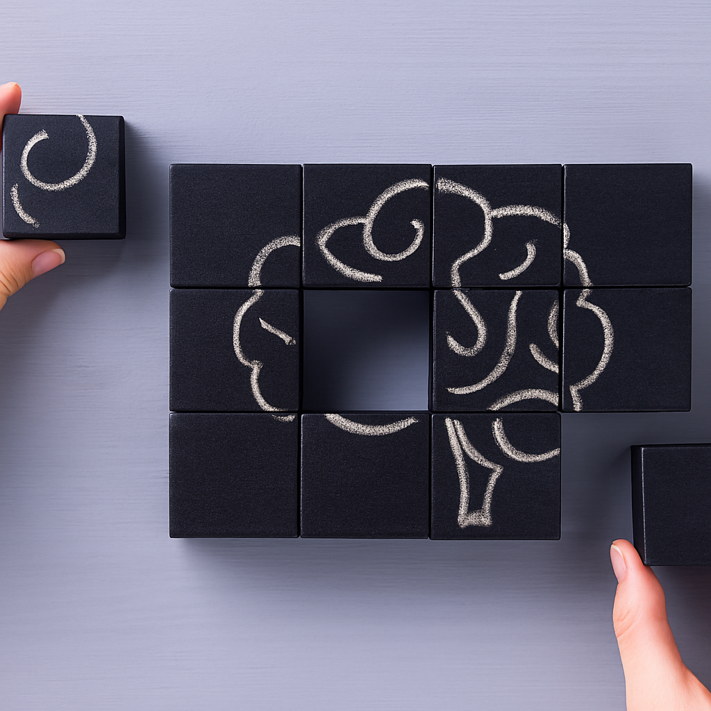 Psychologische Spiele (Puzzlespiel Gehirn)