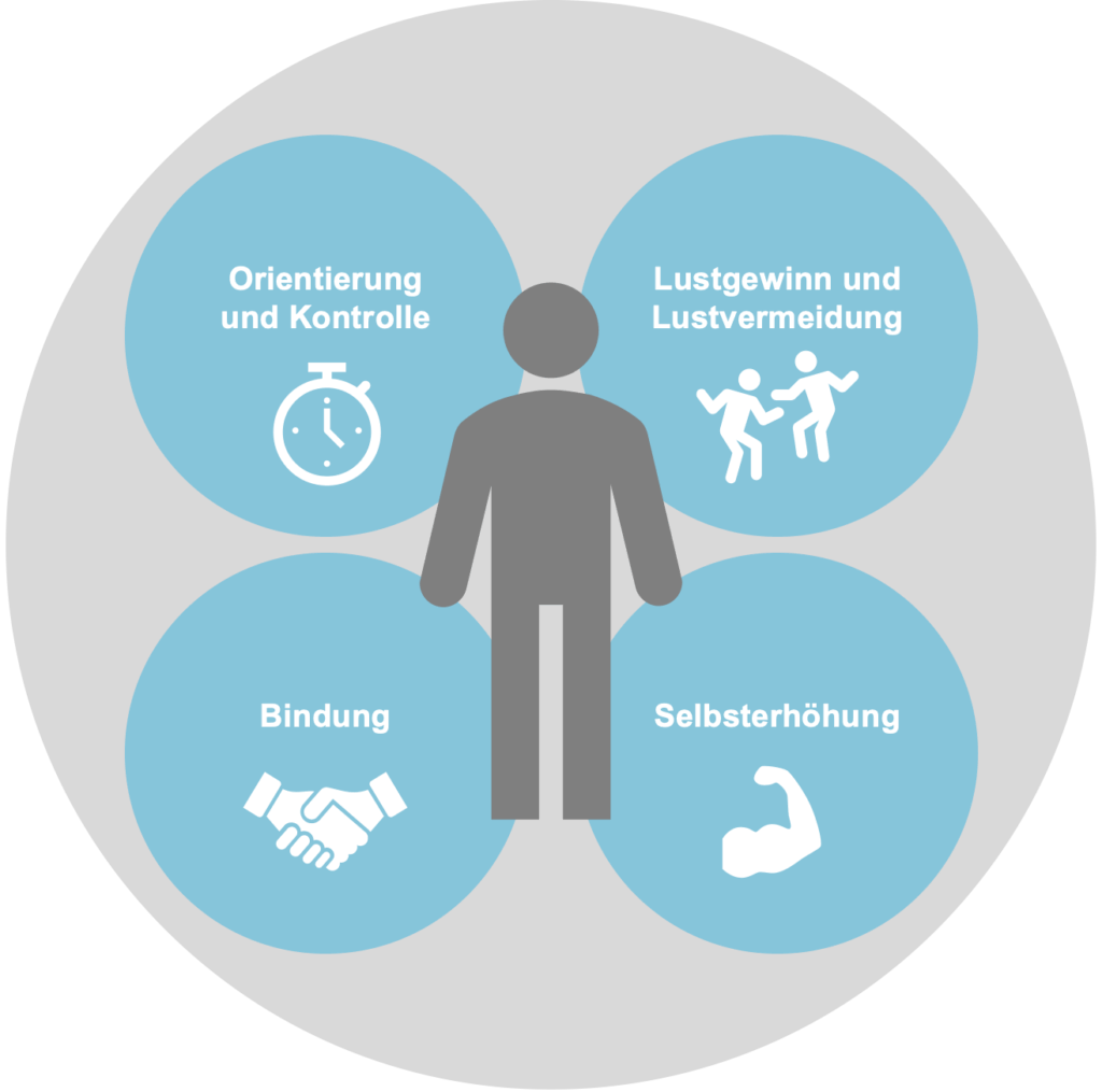 Die vier Grundbedürfnisse nach Klaus Grawe