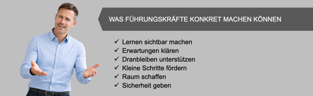 Was Führungskräfte konkret machen können