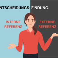 Interne vs. externe Referenz (Entscheidungsfindung)